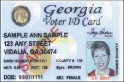 Sample Voter ID 